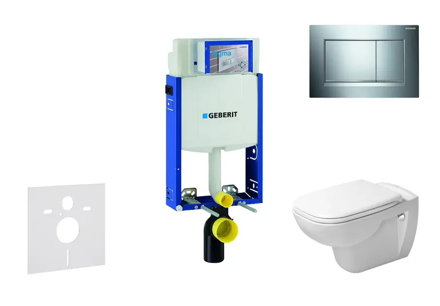 Geberit - Kombifix - Fali WC szett - 110.302.00.5 NH6