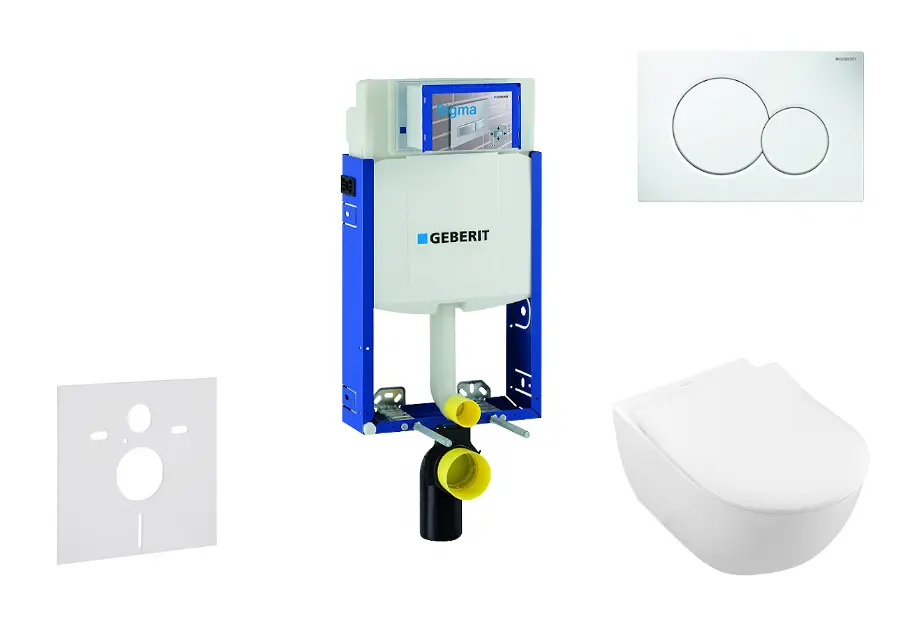 Geberit - Kombifix - Fali WC szett - 110.302.00.5 NI1