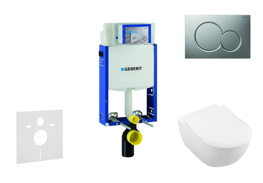Geberit - Kombifix - Fali WC szett - 110.302.00.5 NI3