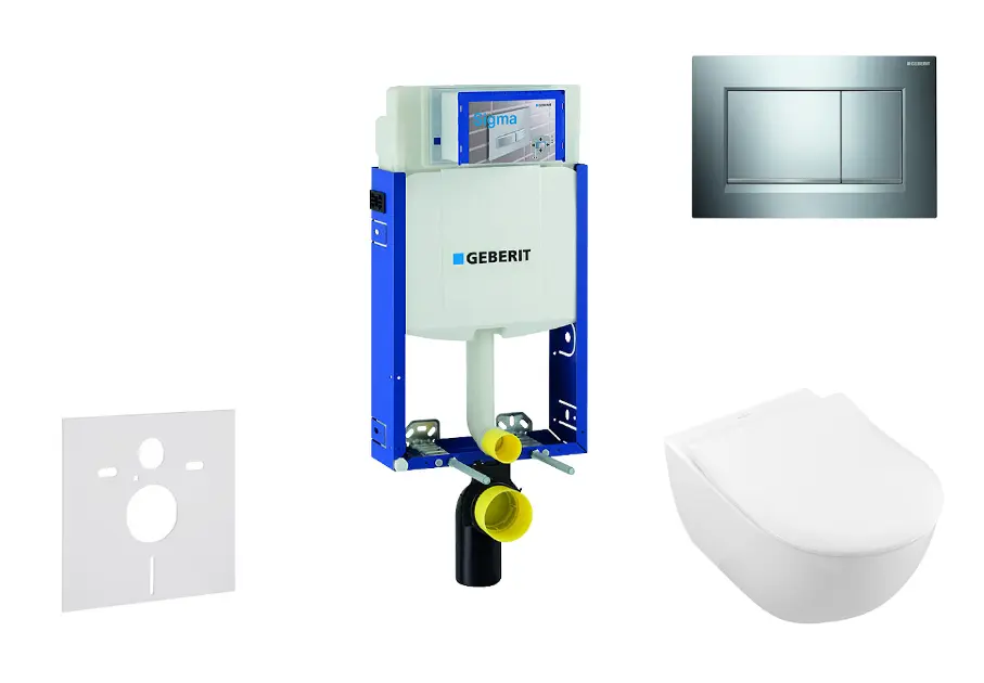 Geberit - Kombifix - Fali WC szett - 110.302.00.5 NI6