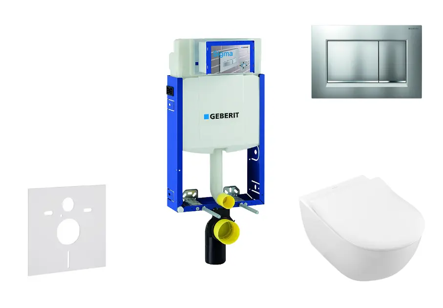 Geberit - Kombifix - Fali WC szett - 110.302.00.5 NI7