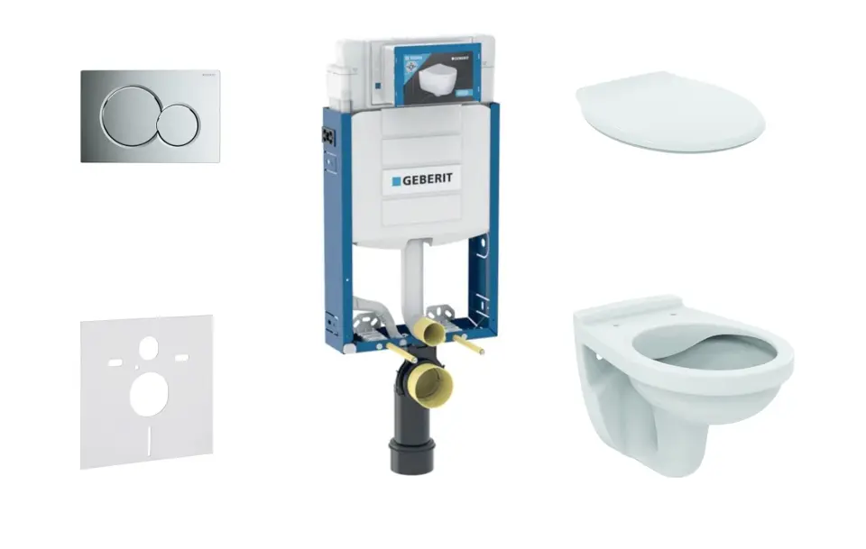 Geberit - Kombifix - Fali WC szett - 110.302.00.5 NR2