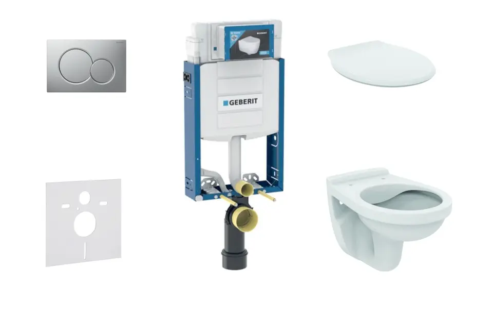 Geberit - Kombifix - Fali WC szett - 110.302.00.5 NR3