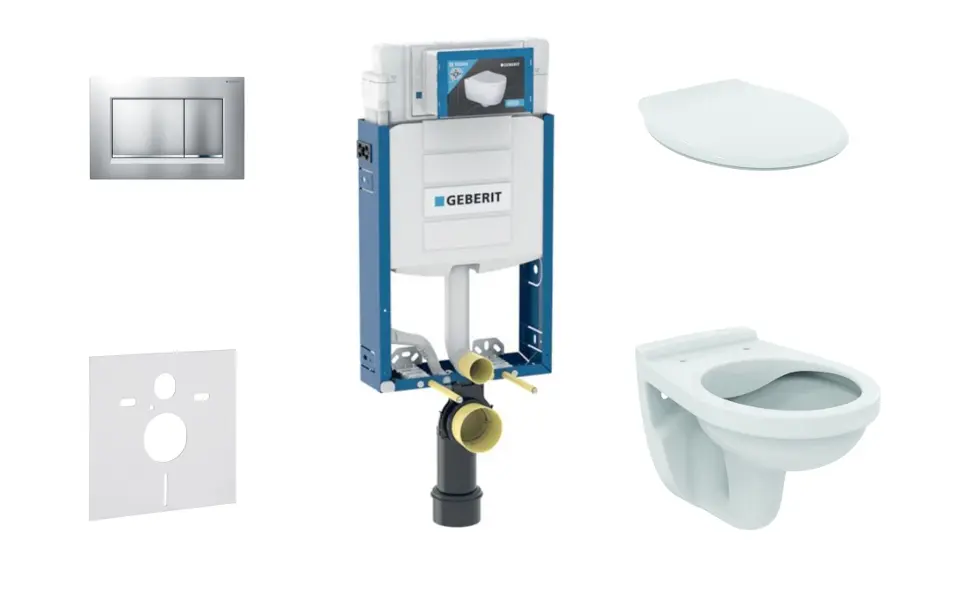 Geberit - Kombifix - Fali WC szett - 110.302.00.5 NR7