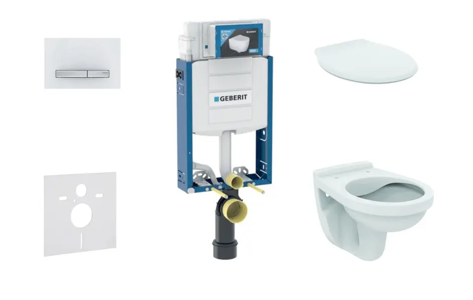Geberit - Kombifix - Fali WC szett - 110.302.00.5 NR8