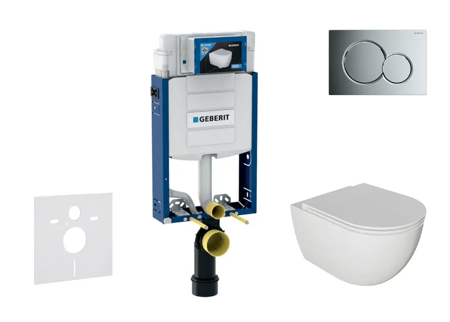 Geberit - Kombifix - Fali WC szett - SANI15CA1114
