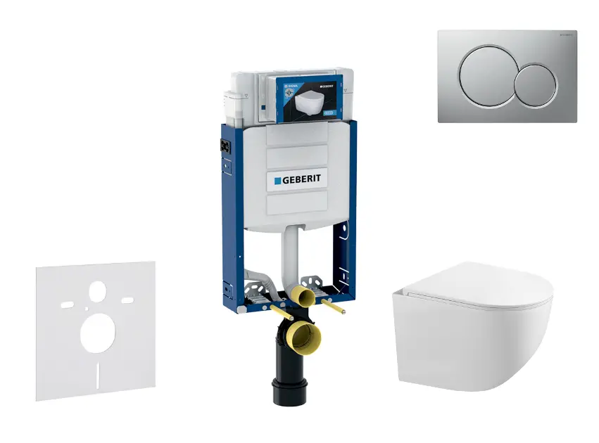 Geberit - Kombifix - Fali WC szett - SANI15CA1121