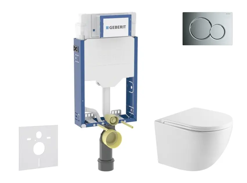 Geberit - Kombifix - Fali WC szett - SANI15CA1138