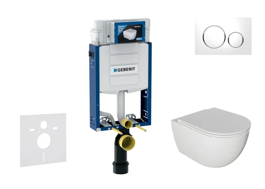 Geberit - Kombifix - Fali WC szett - SANI15CA3111