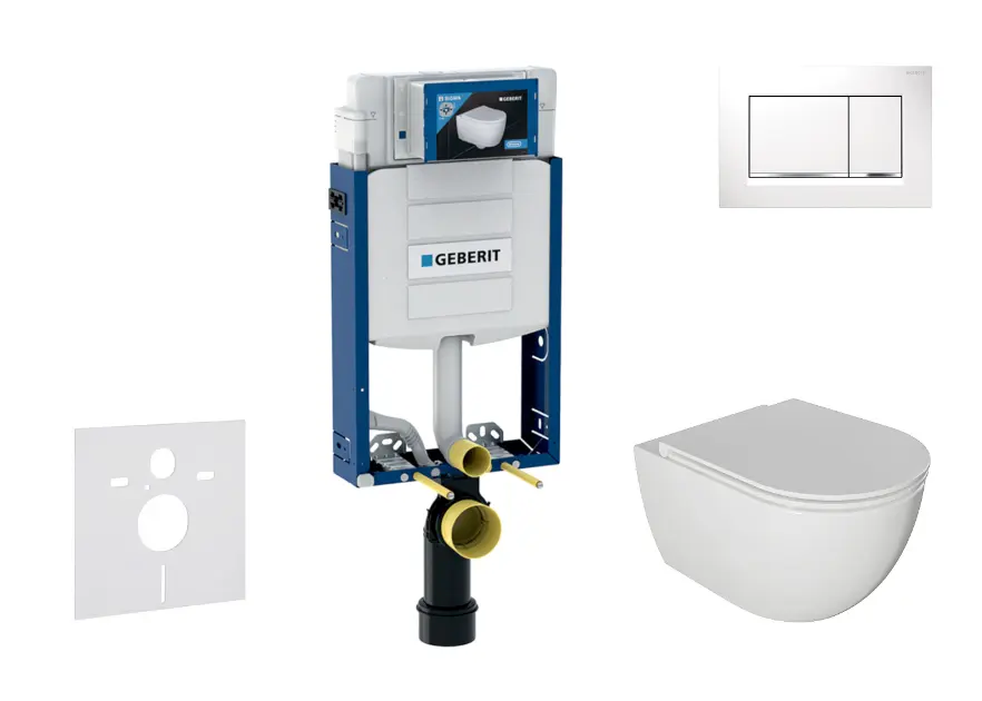 Geberit - Kombifix - Fali WC szett - SANI15CA3112