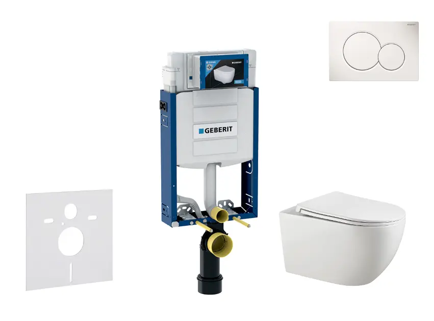 Geberit - Kombifix - Fali WC szett - SANI15CA3116