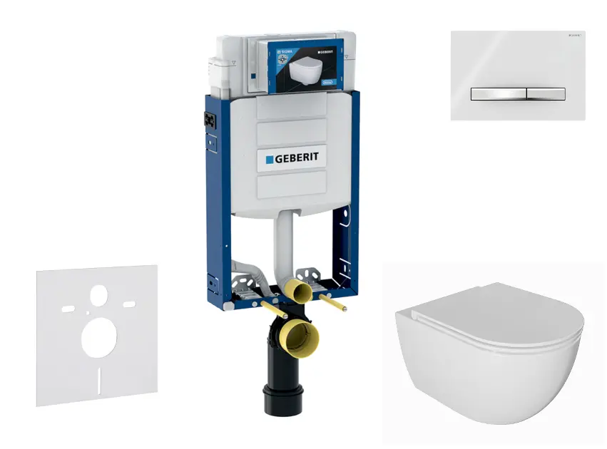 Geberit - Kombifix - Fali WC szett - SANI15CA3123