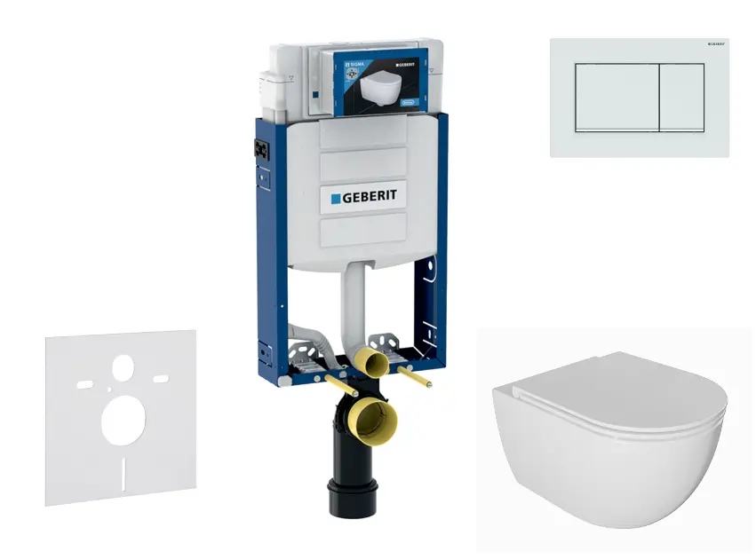 Geberit - Kombifix - Fali WC szett - SANI15CA3124