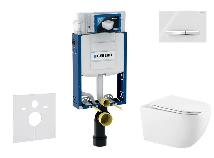 Geberit - Kombifix - Fali WC szett - SANI15CA3126