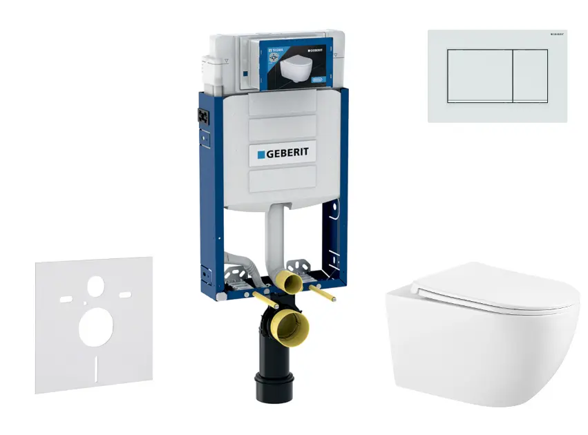 Geberit - Kombifix - Fali WC szett - SANI15CA3127