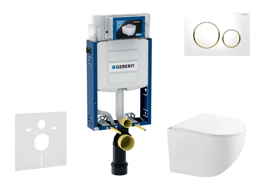 Geberit - Kombifix - Fali WC szett - SANI15CA3128