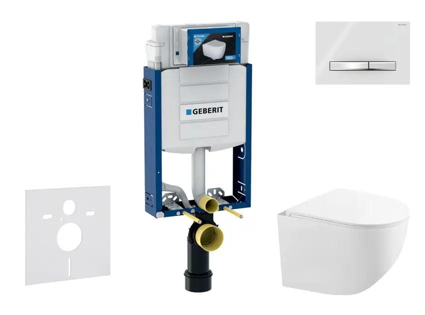 Geberit - Kombifix - Fali WC szett - SANI15CA3129