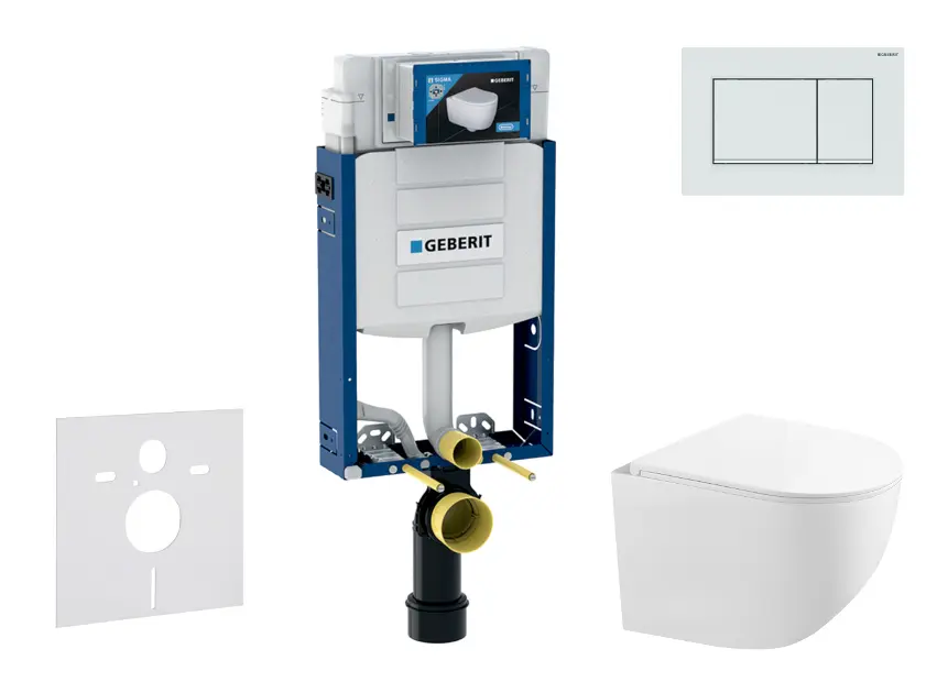 Geberit - Kombifix - Fali WC szett - SANI15CA3130