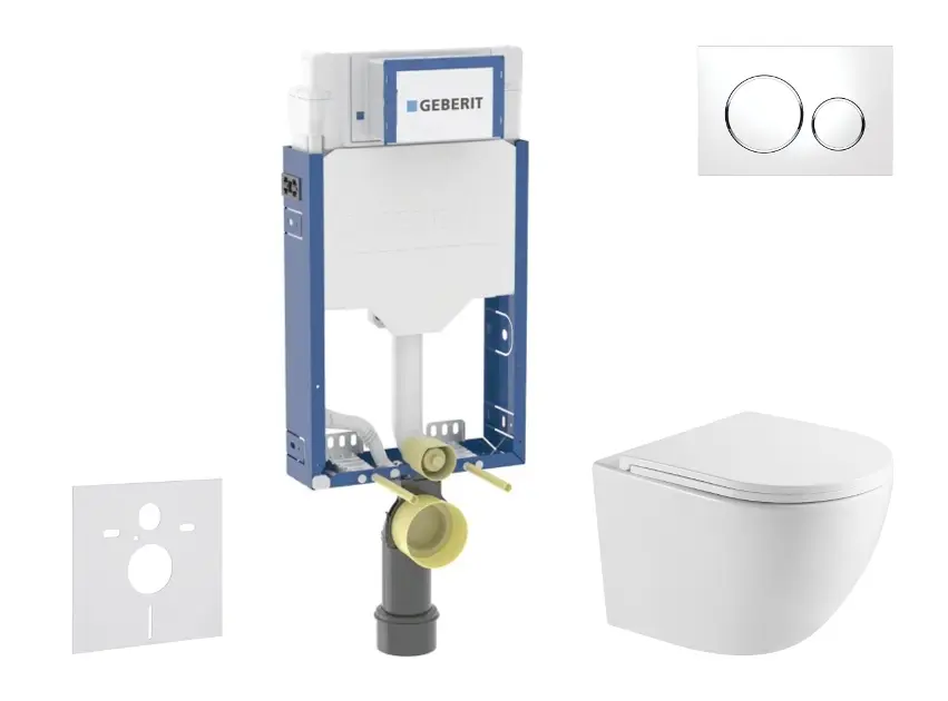 Geberit - Kombifix - Fali WC szett - SANI15CA3141