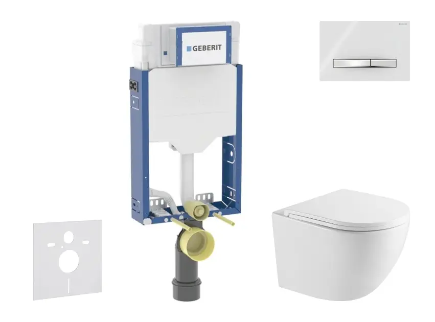 Geberit - Kombifix - Fali WC szett - SANI15CA3144
