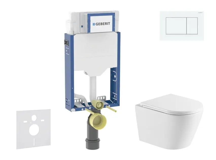 Geberit - Kombifix - Fali WC szett - SANI15CA3151