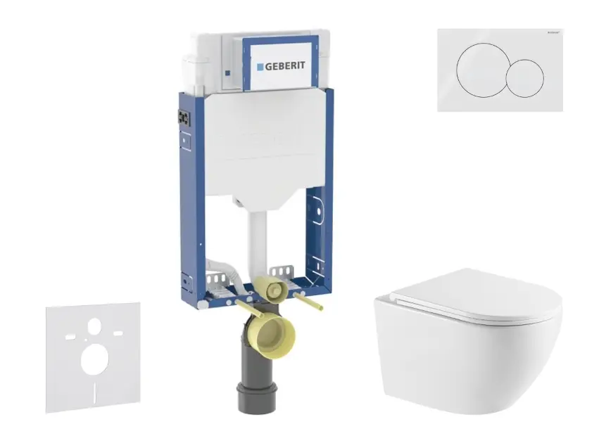 Geberit - Kombifix - Fali WC szett - SANI15CA3152
