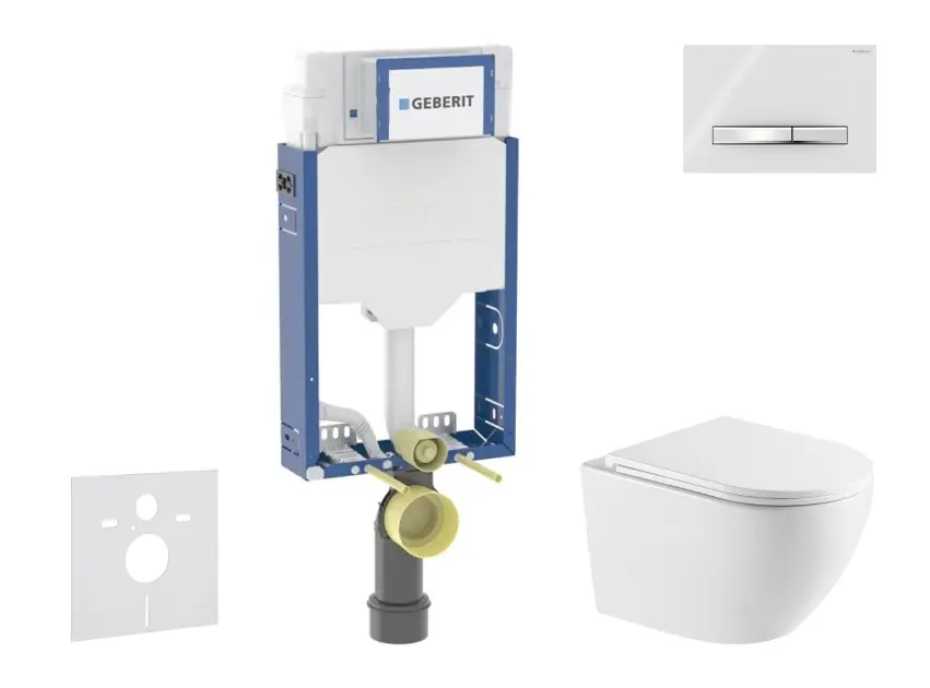 Geberit - Kombifix - Fali WC szett - SANI15CA3156