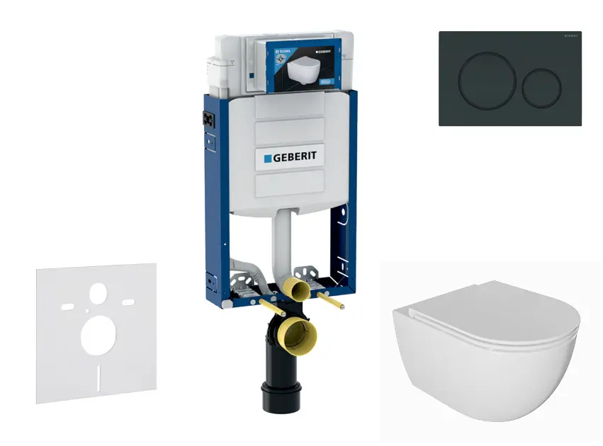 Geberit - Kombifix - Fali WC szett - SANI15CA5116