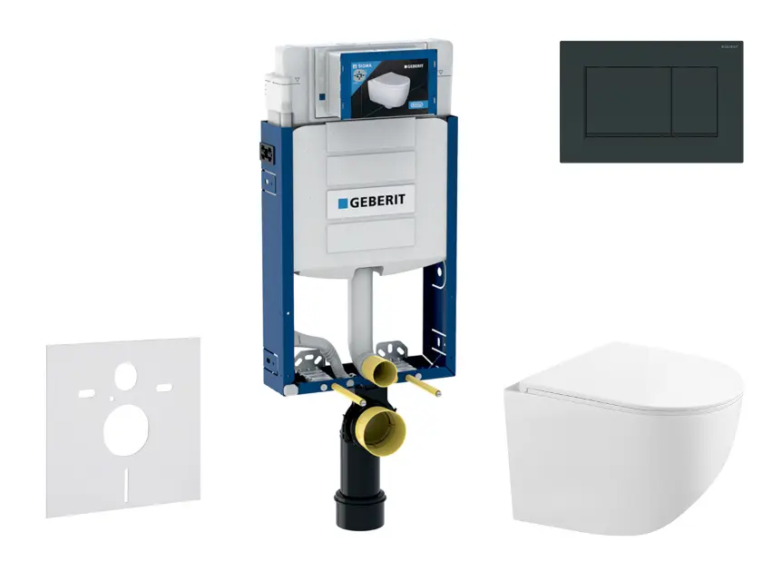 Geberit - Kombifix - Fali WC szett - SANI15CA5123