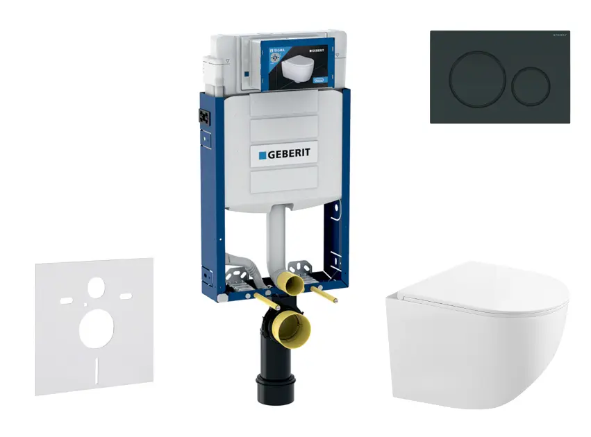 Geberit - Kombifix - Fali WC szett - SANI15CA5124