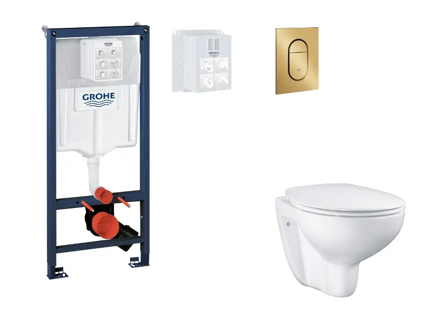 Grohe - Rapid SL - Fali WC szett - SANI11BB4124