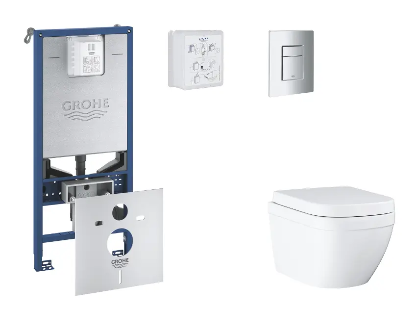 Grohe - Rapid SLX - Fali WC szett - SANI11BB2105