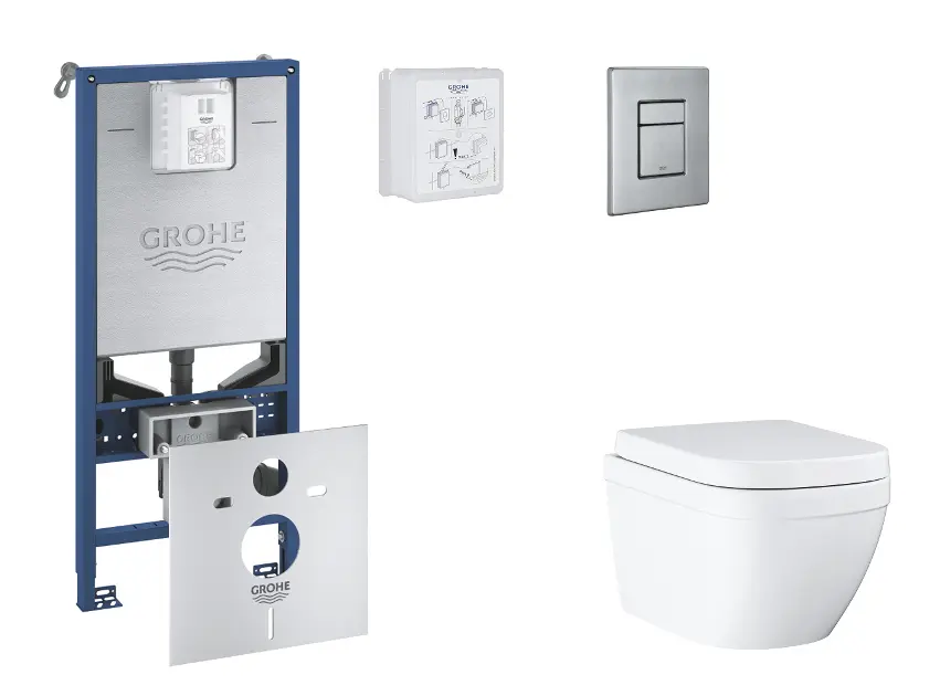 Grohe - Rapid SLX - Fali WC szett - SANI11BB2106