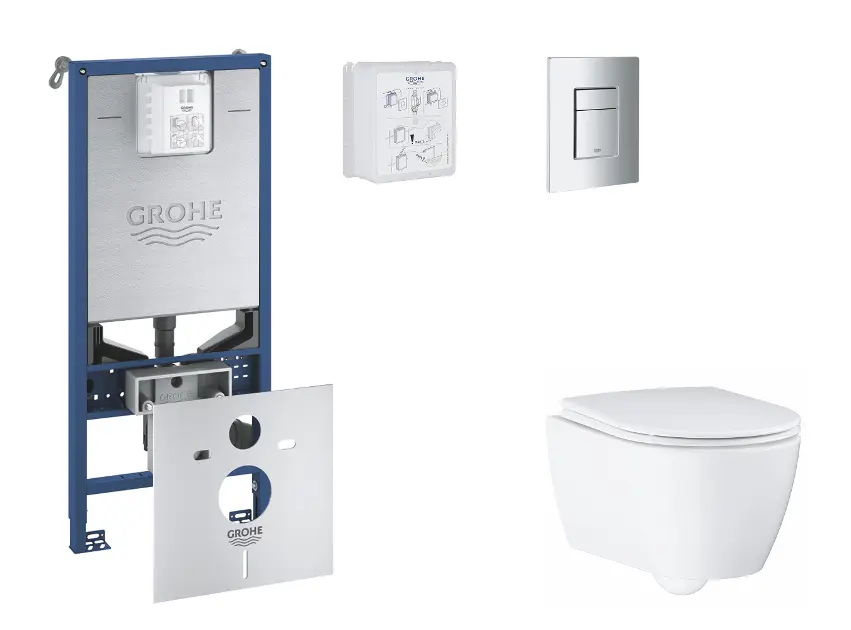 Grohe - Rapid SLX - Fali WC szett - SANI11BB2111