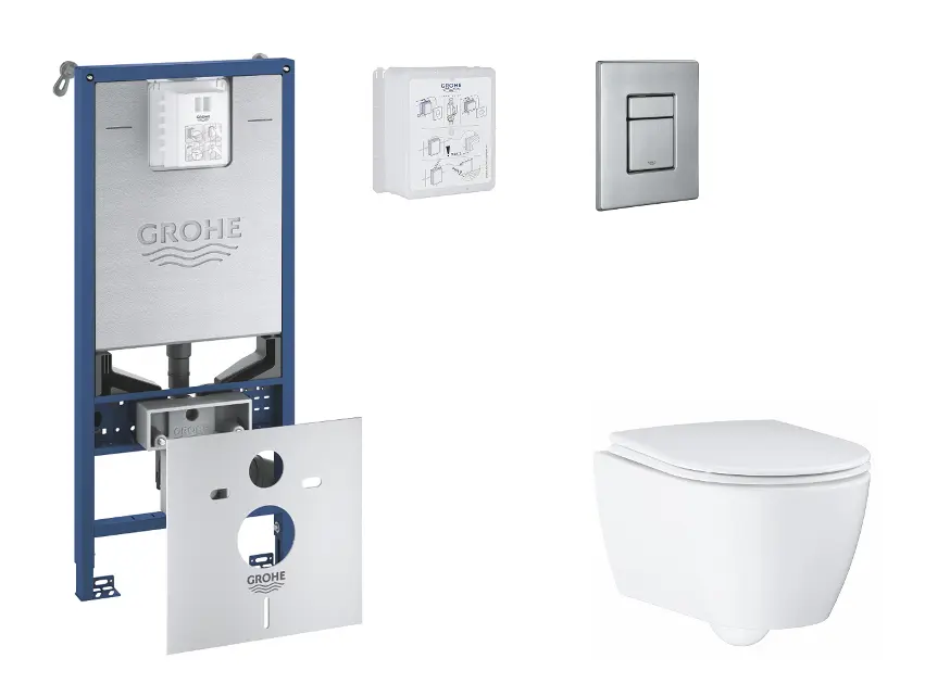 Grohe - Rapid SLX - Fali WC szett - SANI11BB2112