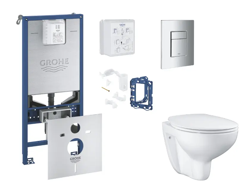 Grohe - Rapid SLX - Fali WC szett - SANI11BB2125