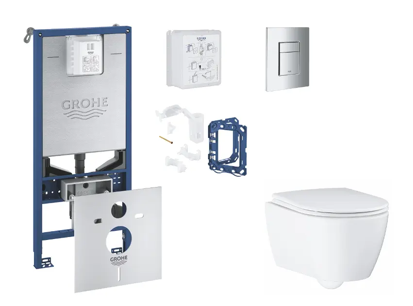 Grohe - Rapid SLX - Fali WC szett - SANI11BB2131