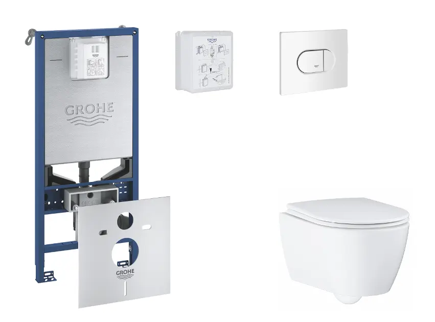Grohe - Rapid SLX - Fali WC szett - SANI11BB3116
