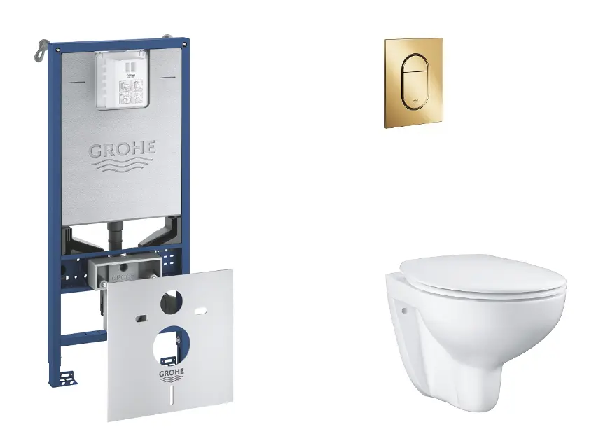 Grohe - Rapid SLX - Fali WC szett - SANI11BB4105