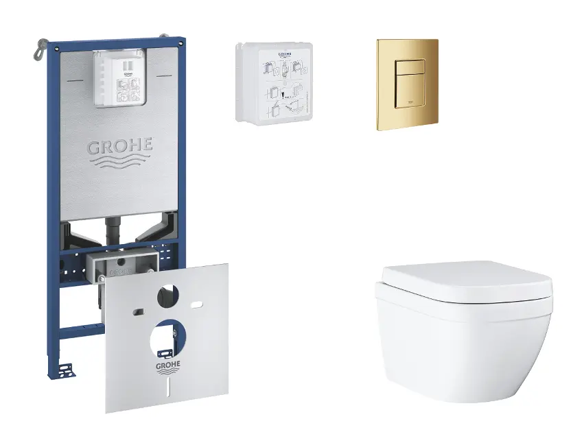 Grohe - Rapid SLX - Fali WC szett - SANI11BB4107