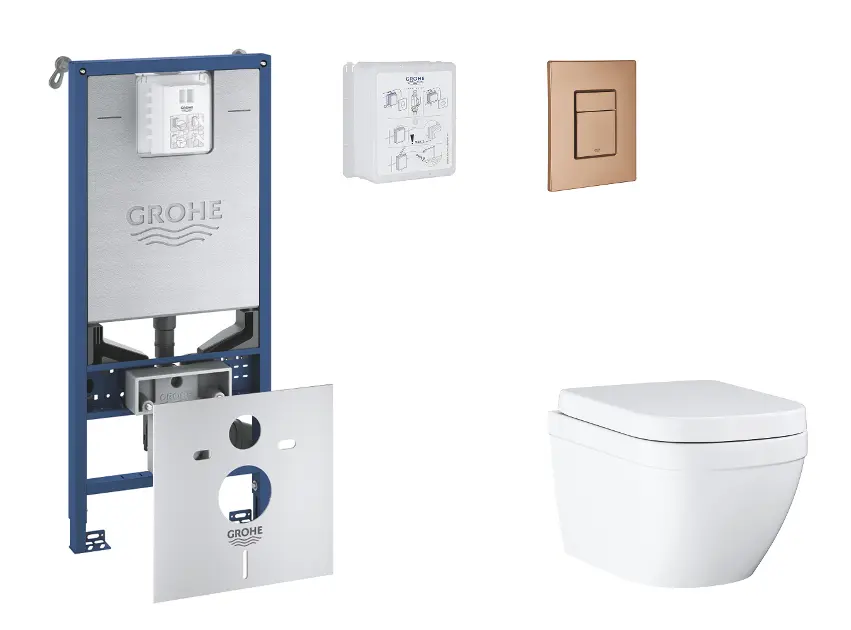 Grohe - Rapid SLX - Fali WC szett - SANI11BB4108
