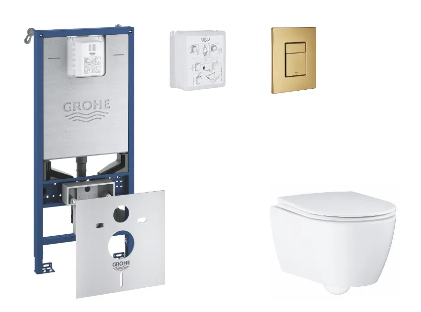 Grohe - Rapid SLX - Fali WC szett - SANI11BB4116