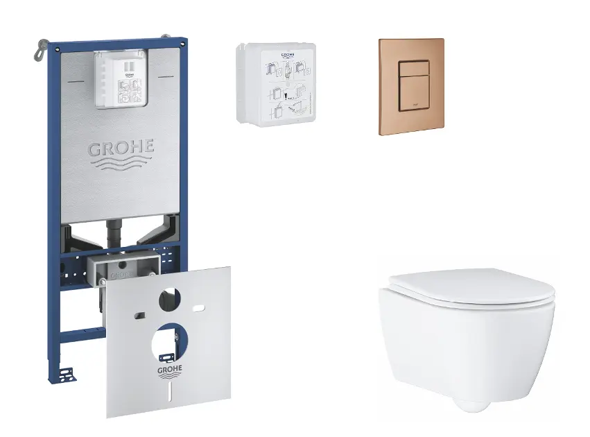 Grohe - Rapid SLX - Fali WC szett - SANI11BB4118