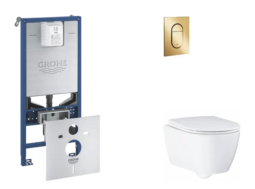 Grohe - Rapid SLX - Fali WC szett - SANI11BB4120