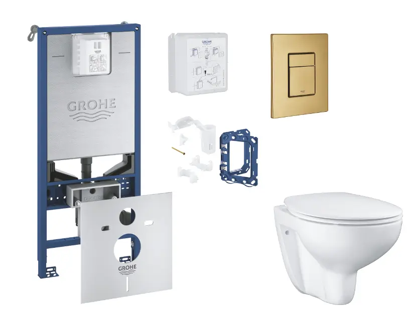 Grohe - Rapid SLX - Fali WC szett - SANI11BB4141