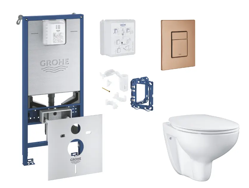 Grohe - Rapid SLX - Fali WC szett - SANI11BB4143