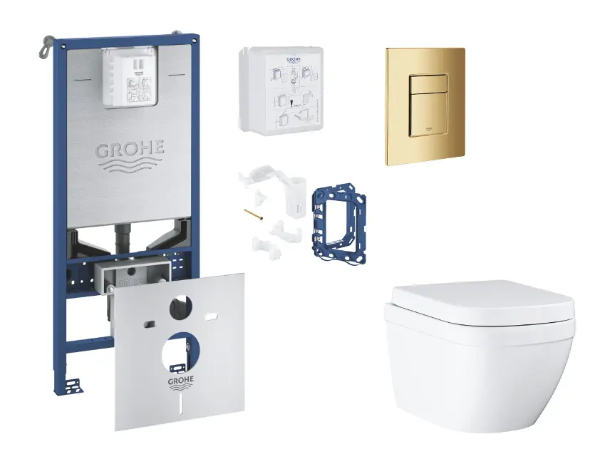 Grohe - Rapid SLX - Fali WC szett - SANI11BB4145