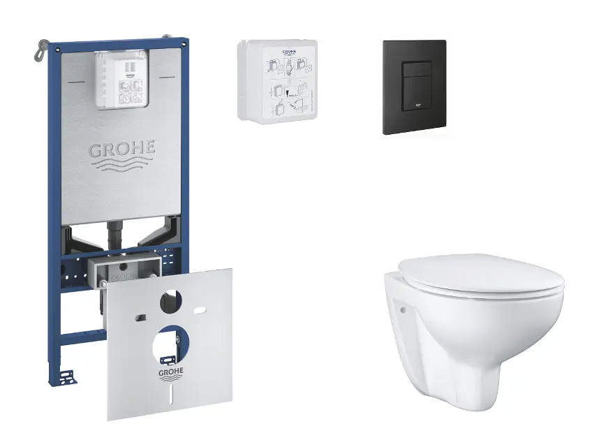 Grohe - Rapid SLX - Fali WC szett - SANI11BB5101