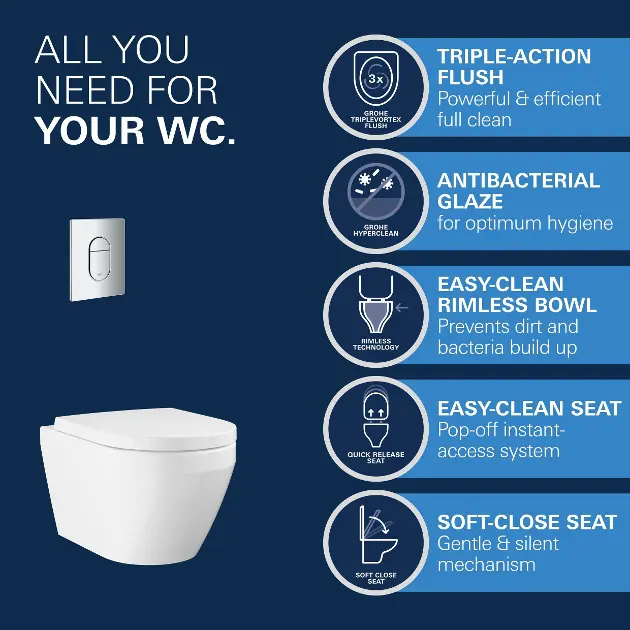Grohe - Solido - Fali WC szett - 102514SH00 – 10. kép