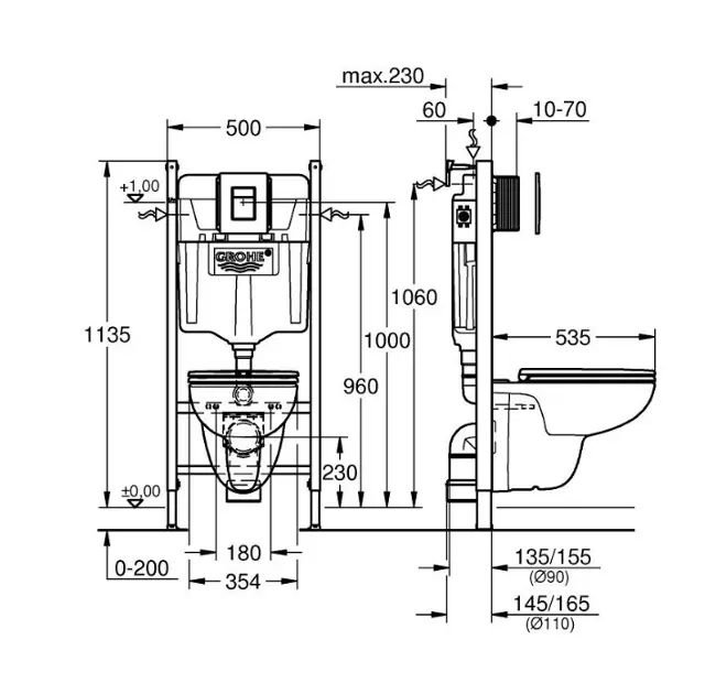 Grohe - Solido - Fali WC szett - 112954SH00 – 2. kép